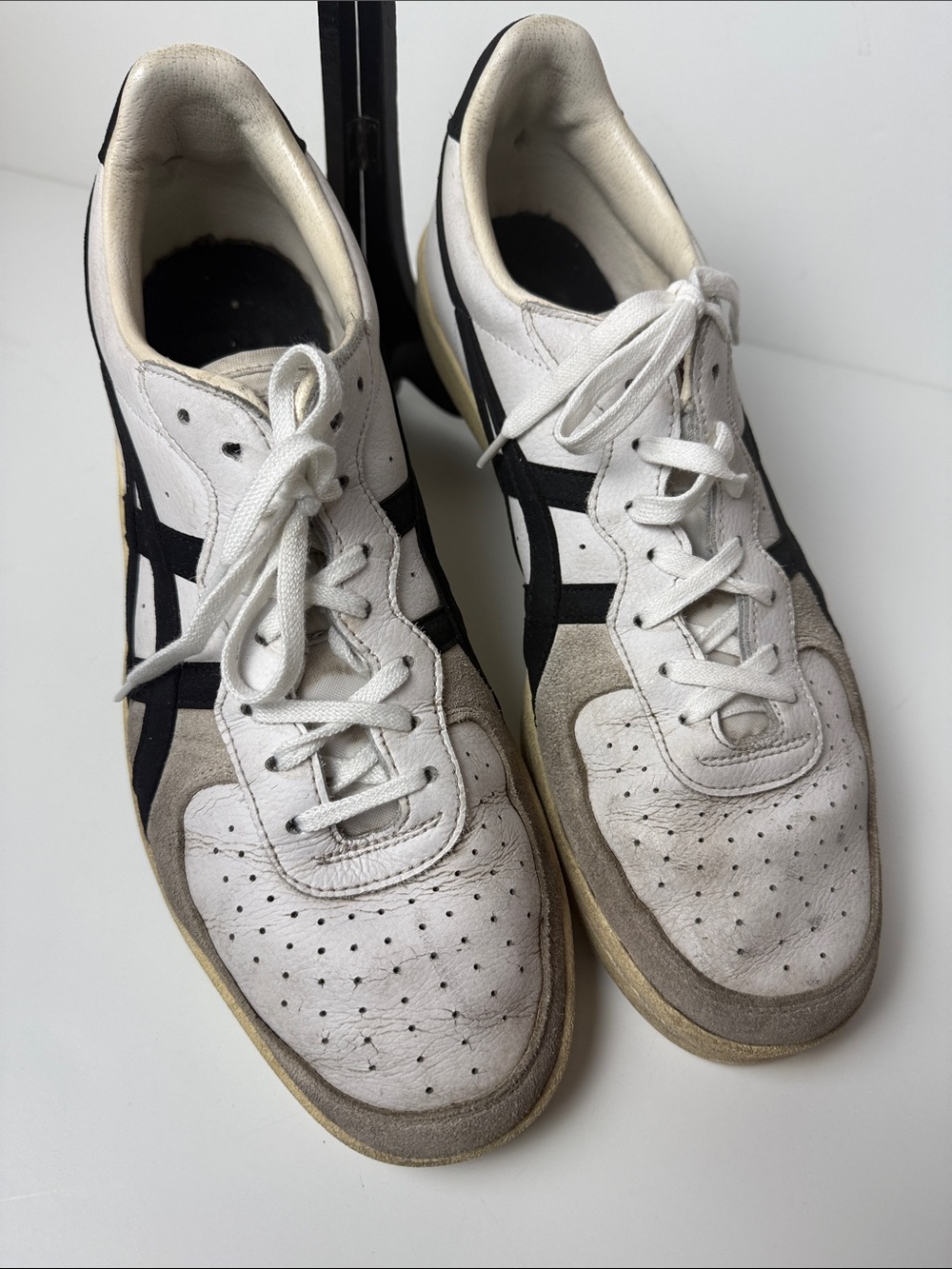Onitsuka Tiger by Asics White and Black Men's Sneakers